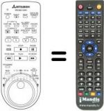 Telecomando equivalente RM M25-43301