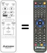 Telecomando equivalente RM M36-47707