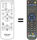 Telecomando equivalente RM M50-57601