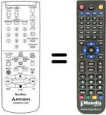 Telecomando equivalente RM M6050V-57802