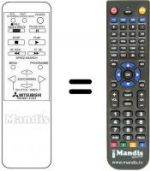 Telecomando equivalente RM MX1-41301