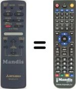 Telecomando equivalente RM M16-47701