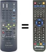Telecomando equivalente RM M40V-57501