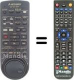 Telecomando equivalente RM M57-48001