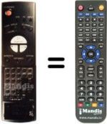 Telecomando equivalente Sharp VA A72 GM