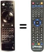 Telecomando equivalente Sharp VC H94 GM
