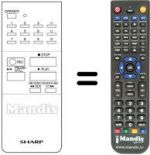 Telecomando equivalente RRMCG 0128 GESA