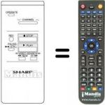 Telecomando equivalente Sharp VC 781 S