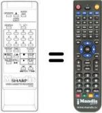 Telecomando equivalente RRMCG 0318 GE