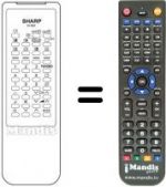 Telecomando equivalente RRMCG 1039 BMSA