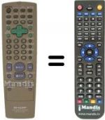 Telecomando equivalente RRMCG 1270 AJSA