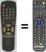 Telecomando equivalente 10107 N