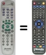 Telecomando equivalente Sharp DV SV 9C