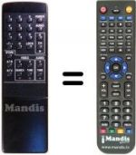 Telecomando equivalente SR 022