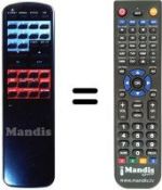 Telecomando equivalente SRD 650