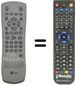 Telecomando equivalente LG STV 365