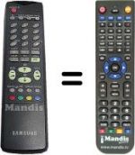 Telecomando equivalente Samsung CW 30A90SD