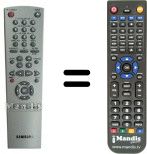 Telecomando equivalente Samsung SV-651 F