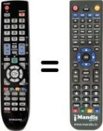 Telecomando equivalente Samsung LE 40M51B