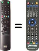 Telecomando equivalente Sony KV-32 FX68K