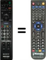 Telecomando equivalente Sony KDL-40 W4000