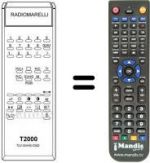 Telecomando equivalente T 2000
