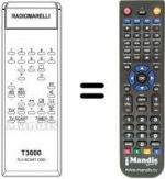 Telecomando equivalente T 3000