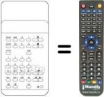 Telecomando equivalente TC 102