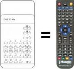 Telecomando equivalente TC 104