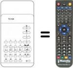 Telecomando equivalente TC 104