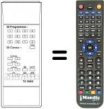 Telecomando equivalente Oceanic 56 OC 8000