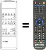 Telecomando equivalente TC 240
