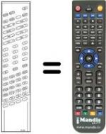 Telecomando equivalente TC 3001