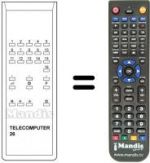Telecomando equivalente TELECOMPUTER 26