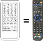 Telecomando equivalente Sinudyne EOS 16234