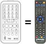 Telecomando equivalente TRS 99 / 32