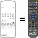 Telecomando equivalente TT 22