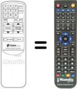 Telecomando equivalente Funai TV 1400 A MK7 / 14'