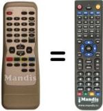 Telecomando equivalente Funai TVCR-A2104T
