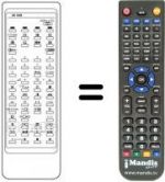 Telecomando equivalente Sanyo CEP 2872 H