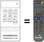Telecomando equivalente NordMende V 303 PSN