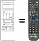 Telecomando equivalente Amstrad VCR 4700
