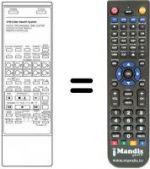 Telecomando equivalente VCR 185