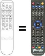 Telecomando equivalente Amstrad VCR 9512