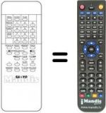 Telecomando equivalente VCR 37 KEY-SPECIAL / SEARCH