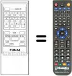 Telecomando equivalente Funai VCR 6800