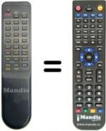 Telecomando equivalente Amstrad VCR 9602