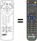 Telecomando equivalente Hifivox VPH 6950