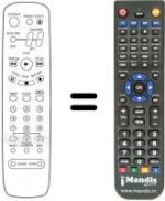 Telecomando equivalente Magnadyne VTR 8101