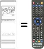 Telecomando equivalente UNIVERSUM 7206360